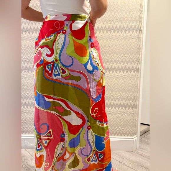 PUCCI Printed cotton muslin sarong skirt - Picture 7 of 11